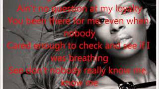 Mary J Blige 258 Lyrics [upl. by Ahsetel]