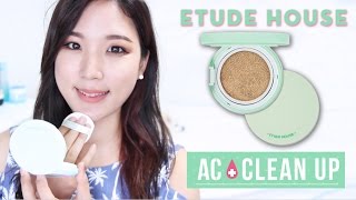 Etude House AC Cleanup Mild BB Cushion Review  Korean Cushion for Acneprone Skin  Liah Yoo ❤ [upl. by Scarrow]