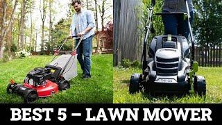 Top 5 Best Lawn Mower Reviews 2024 [upl. by Borer936]