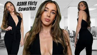 ASMR Flirty Coworker Needs Your Help  soft spoken  writing sounds [upl. by Airtap]