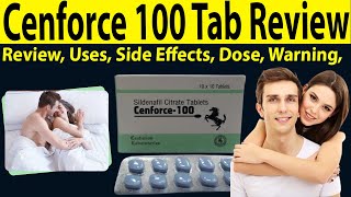 Review Cenforce 100mg uses in hindi  Sildenafil citrate tablets ip 100mg how to use  Uses Dose [upl. by Doner]