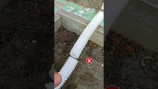 How to practically connect a hose without glue lifehack diy tips [upl. by Aimik]