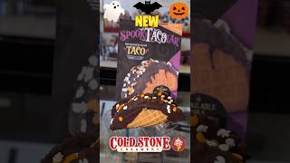 New Cold Stone October Creation IceCream Halloween ChocoTaco Sprinkles SpookySeason Delish [upl. by Pettifer17]