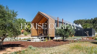 Modern Family House Design With Black Concrete Panels on a Slightly Sloped Piece of Farmland [upl. by Asiar]