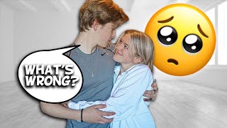 I CANT STOP HUGGING AND KISSING YOU PRANK ON MY BOYFRIEND Cute Reaction [upl. by Metabel]