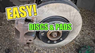 DIY Brake Disc amp Pad Replacement for Citroen C4 Picasso 2015 – Simple Steps [upl. by Klara]