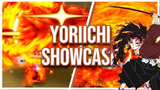 Yoriichi Showcase  How To Get It  Anime Spirits [upl. by Htezzil]