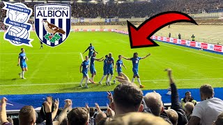 BIRMINGHAM CITY VS WEST BROM  31  ELECTRIC ATMOSPHERIC ON DERBY DAY amp SHOCKING REFEREE [upl. by Kachine968]