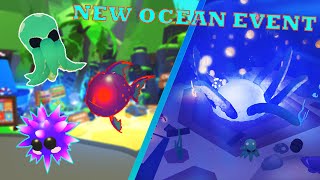 NEW HUGE OCEAN EVENT IS HERE 5 NEW PETS AND NEW MINIGAME Roblox Adopt Me [upl. by Alyled]