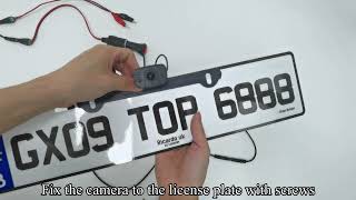 AMTIFO A18 Truck Wireless Backup Camera operation video [upl. by Coralyn]