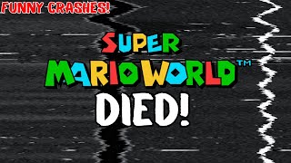 SadnessDestroying Crashes  Super Mario World FUNNY CRASHES [upl. by Leicester]