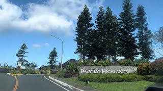 DRIVING TO TAGAYTAY HIGHLANDS  THE WOODLANDS TAGAYTAY  Beth Cabanero [upl. by Nnyloj]