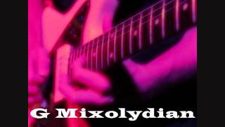 G Mixolydian Backing Track  Groovin on Mode 5 [upl. by Peti397]