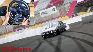 Forza Horizon 5 Spinning BMW E34 M5  Logitech G920 amp Shifter [upl. by Woodley360]