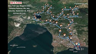 Ultra Trail Lago Maggiore 2023 vola sul percorso 3D di 52 km [upl. by Bak]