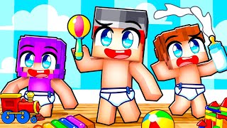 Having a BABY FAMILY in Minecraft [upl. by Orpheus]