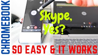 How to Use Skype on Chromebook  How to Skype for Chromebook  How to Install Skype on Chromebook [upl. by Ennayrb71]