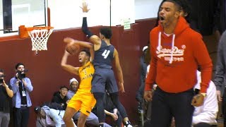 Kenyon Martin Jr NASTY Block Gets Called A Foul Full Highlights VS Rancho Christian 2219 [upl. by Zorine]