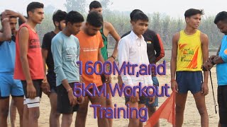 1600Mtrand 5KMWorkout Training [upl. by Aniwde]