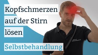 Kopfschmerzen auf der Stirn  Selbstbehandlung [upl. by Reizarf]