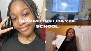 my chaotic first day of school GRWM [upl. by Haelat201]