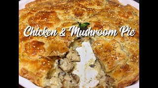 Chicken amp Mushroom Pie Recipe  South African Recipes  Step By Step Recipes  EatMee Recipes [upl. by Arannahs]