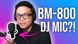 Best Settings for BM800 Sound like a DJ for FREE with NO phantom power NO audio interface in OBS [upl. by Emmet]