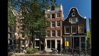 Two Connected Canal Houses in Amsterdam Netherlands  Sothebys International Realty [upl. by Cecilio374]