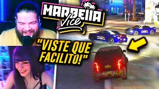 RUPERTO y MULAN THEAKALEINA ESCAPAN de la POLICÍA en TIEMPO RÉCORD en MARBELLA VICE 2 😱 [upl. by Aihset]