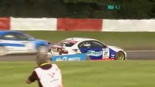 BTCC Snetterton 2009 Rennen 3 Collard schwerer Unfall [upl. by Galer846]