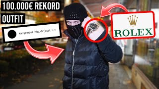 DAS 100000€ DESIGNER REKORD OUTFIT  😱🔥💸  WIE VIEL IST DEIN OUTFIT WERT  MAHAN [upl. by Llennhoj]