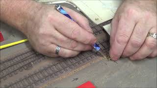 How to Episode 3 Weathering track and starting the point rodding Part 1 [upl. by Karrah250]