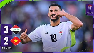 AsianCup2023  Group D  Iraq 3  2 Vietnam [upl. by Ahsiral]