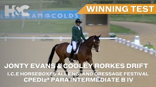 Jonty Evans amp Cooley Rorkes Drift  CPEDI2 Para Intermediate B IV  CPEDI Hickstead 2023 [upl. by Swerdna72]