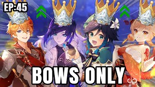 So I Crowned TWO Bow Characters Genshin Impact Bows Only [upl. by Ayek]