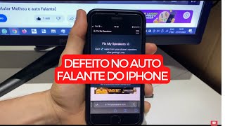 COMO TIRAR XIADO OU RUIDO DO AUTO FALANTE DO IPHONE [upl. by Kimberley]