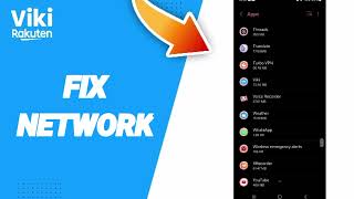 How To Fix Network On Viki Rakuten App [upl. by Polinski]