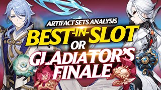 GLADIATORS FINALE For Arlecchino is WAY BETTER  Artifact Set Analysis  Genshin Impact [upl. by Beetner]