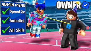 I 1v1d The OWNER Using HACKS In Roblox Track amp Field Infinite [upl. by Mcnamara297]