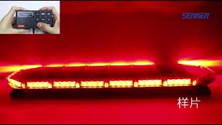 Senken LED Police Siren Lightbar Emergency Light Bar for Middle End Special Vehicle Lightbar LED W [upl. by Steinberg]