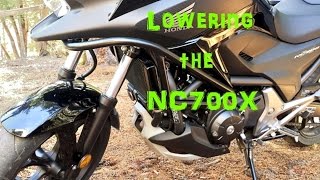 Lowering the NC700X [upl. by Hurlee]