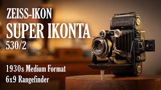 ZeissIkon Super Ikonta  1930s Medium Format 6x9 Rangefinder [upl. by Oramug]