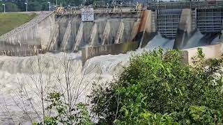 Dam wide open Oakdale Monticello Indiana [upl. by Jarad844]