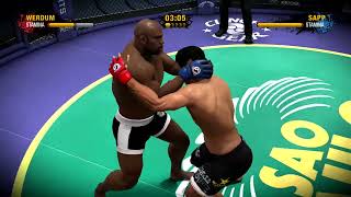 Fabrício Werdum VS Bob Sapp  EA sports MMA gameplay [upl. by Slifka154]