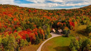 Fall in Vermont from drone [upl. by Iknarf]