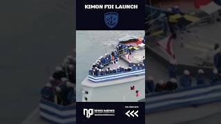 KIMON FDI Frigate Launch  Hellenic Navy [upl. by Su362]