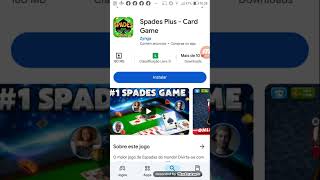 Spades Plus card game do início do jogo novo legendado em inglês para celular para andróide [upl. by Ecinerev]