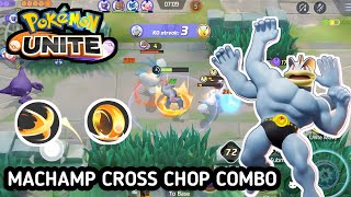 PUSH RANK  INI COMBO TERBAIK MACHAMP    Pokemon Unite [upl. by Einal138]