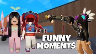 FUNNY MOMENTS WITH AUICIQ AND TALIA Murder Mystery 2 [upl. by Cece240]