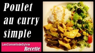 Ep 43  Recette équilibrée  Poulet au curry version facile Rééquilibrage  Régime [upl. by Eidson716]